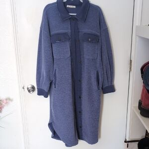 We The Free Long Shacket